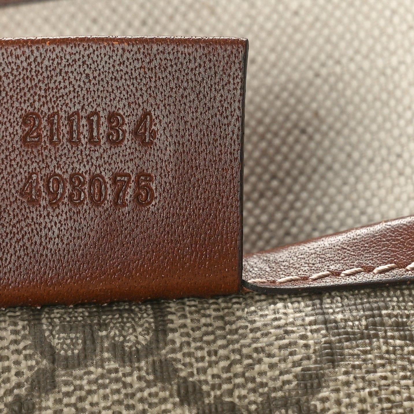 Gucci GG Plus Monogram Medium Signature Web Loop Tote Brown 7 of 10