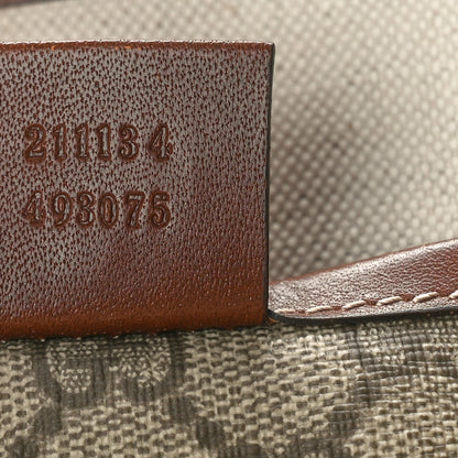 Gucci GG Plus Monogram Medium Signature Web Loop Tote Brown 7 of 10