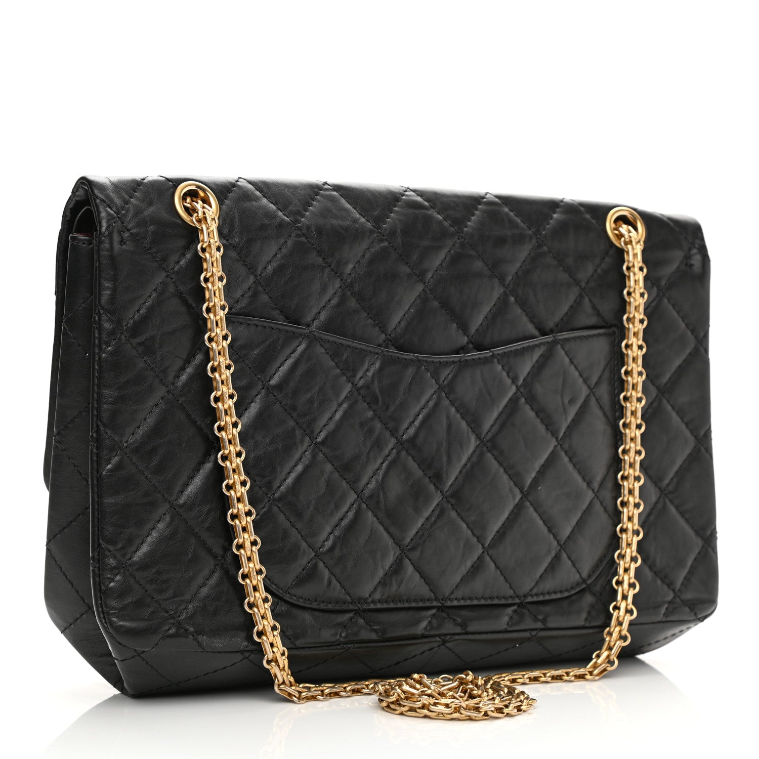 Chanel Aged Calfskin Quilted 2.55 Reissue 227 Flap Black 3 of 11