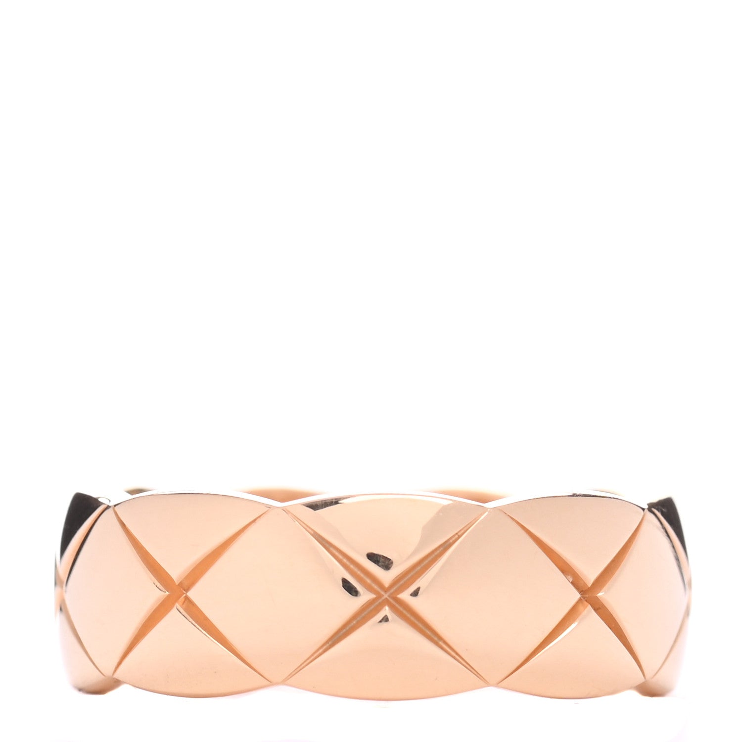 Chanel 18K Yellow Gold Small Coco Crush Ring 53 6.5 1 of 6