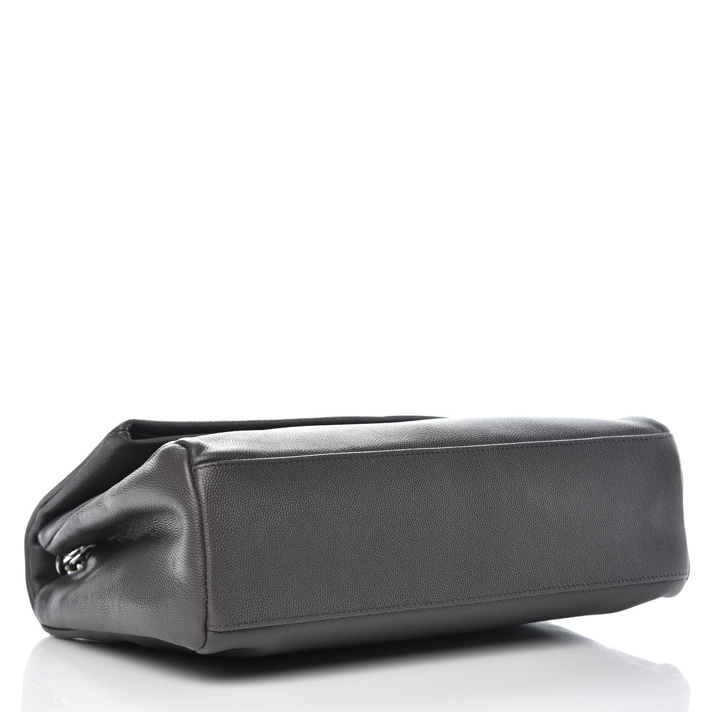 Grain De Poudre Medium West Hollywood Monogram Fold-Over Grey