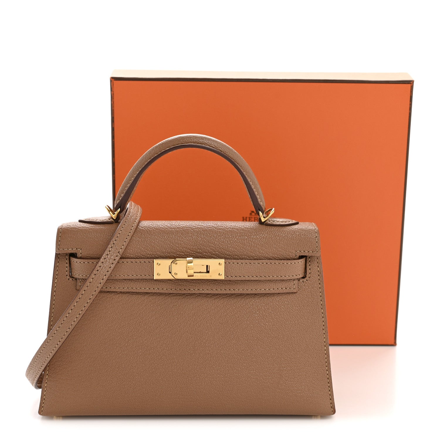 Hermes Chevre Mysore Mini Kelly Sellier 20 Quebracho 1807321