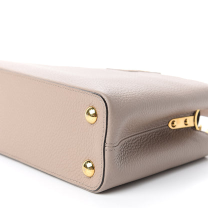 Louis Vuitton Taurillon Capucines BB Galet 7 of 9