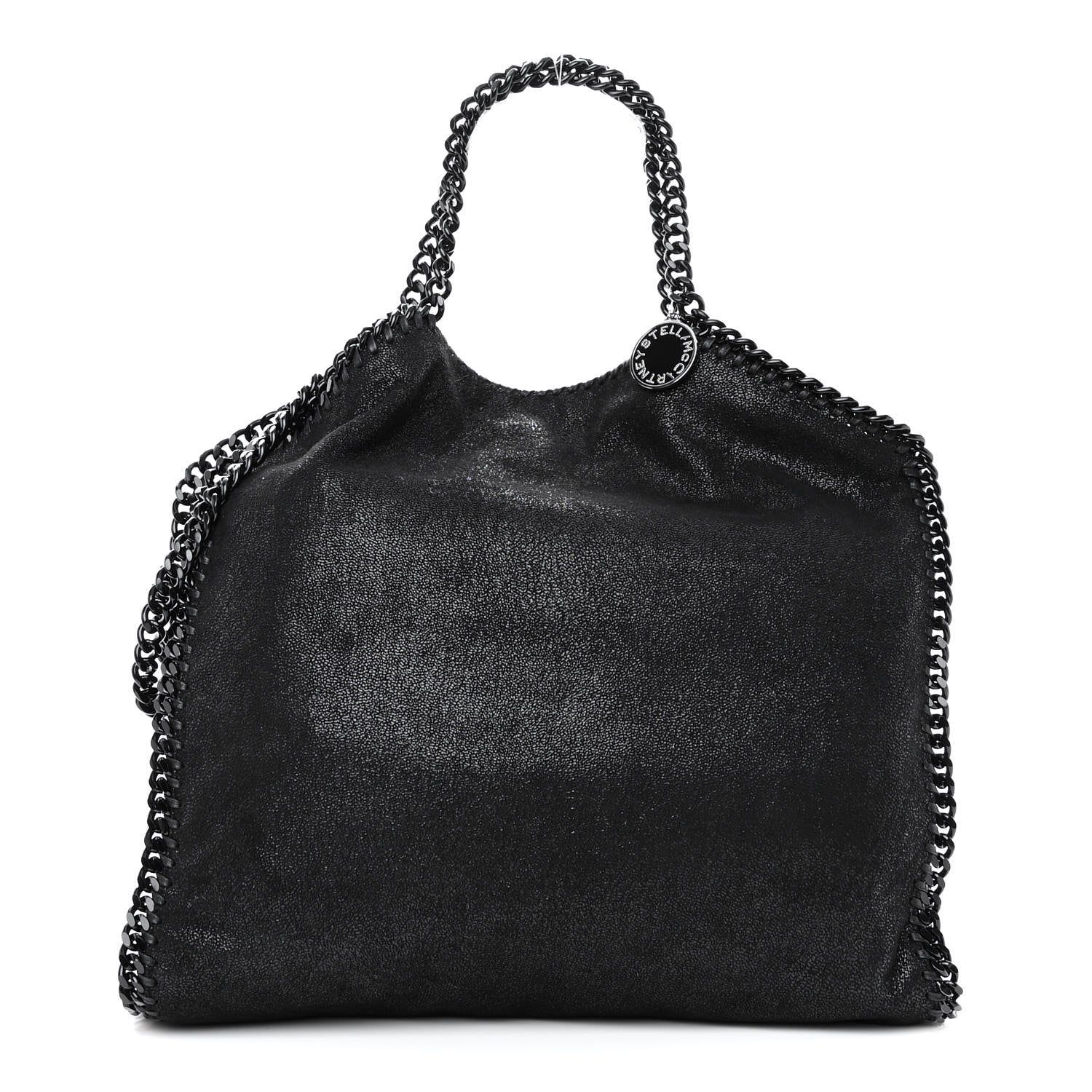 Stella McCartney Shaggy Deer Falabella Fold Over Tote Black 1 of 9