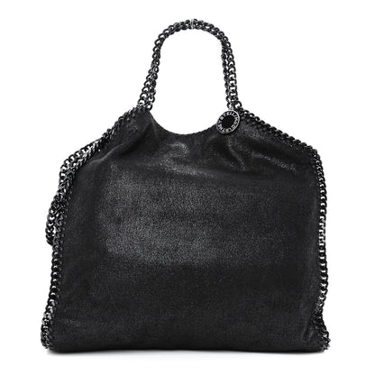 Stella McCartney Shaggy Deer Falabella Fold Over Tote Black 1 of 9