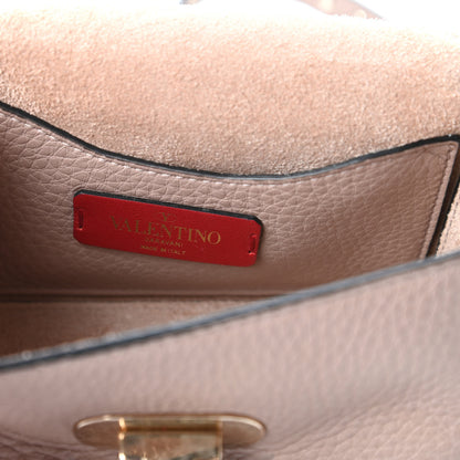 Valentino Garavani Pebbled Calfskin Mini Rockstud Crossbody Bag Poudre 8 of 10