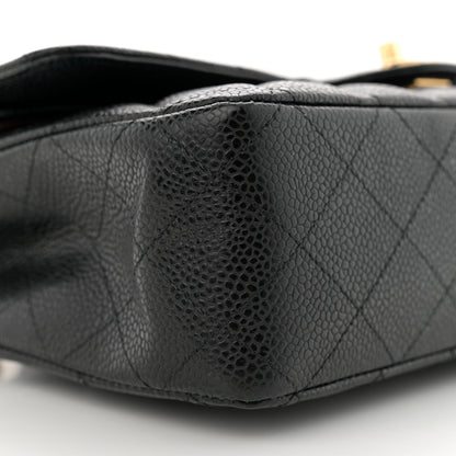 Chanel Caviar Quilted Medium Double Flap Black 9 of 13