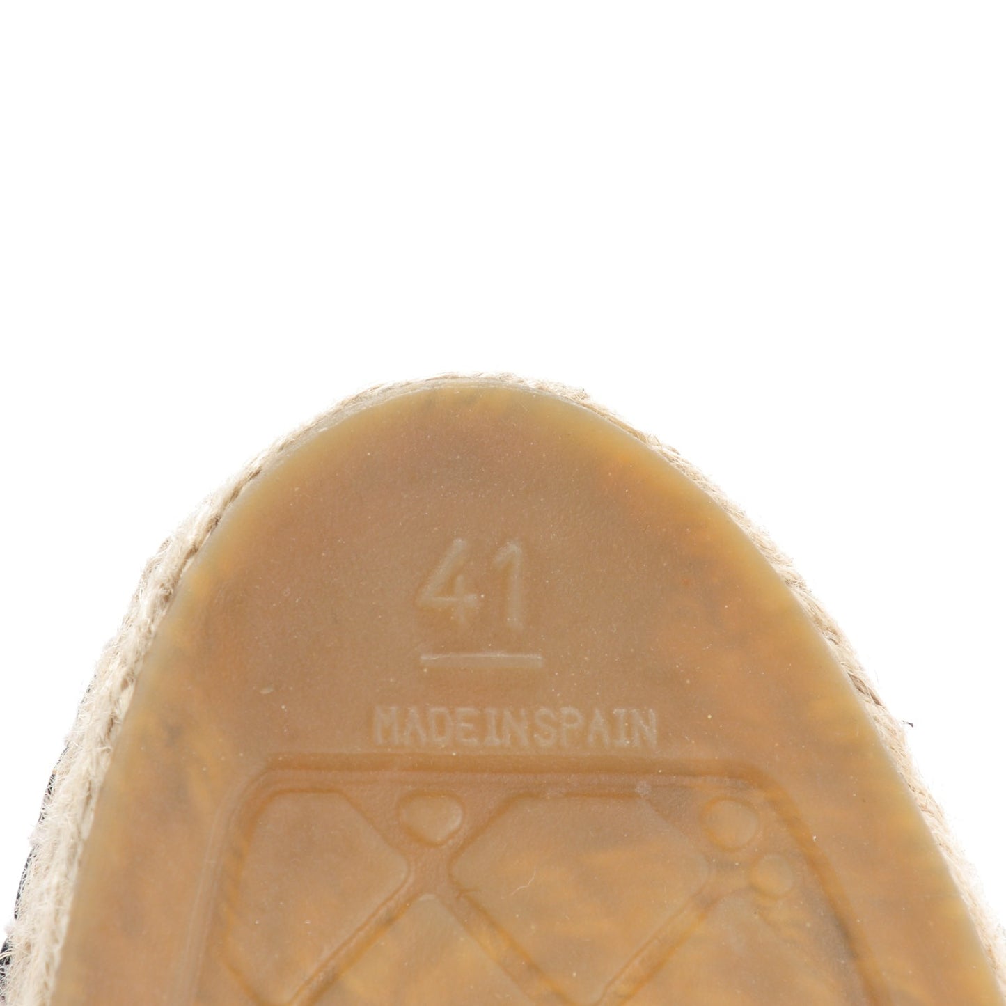 Lambskin CC Espadrilles 41 Black