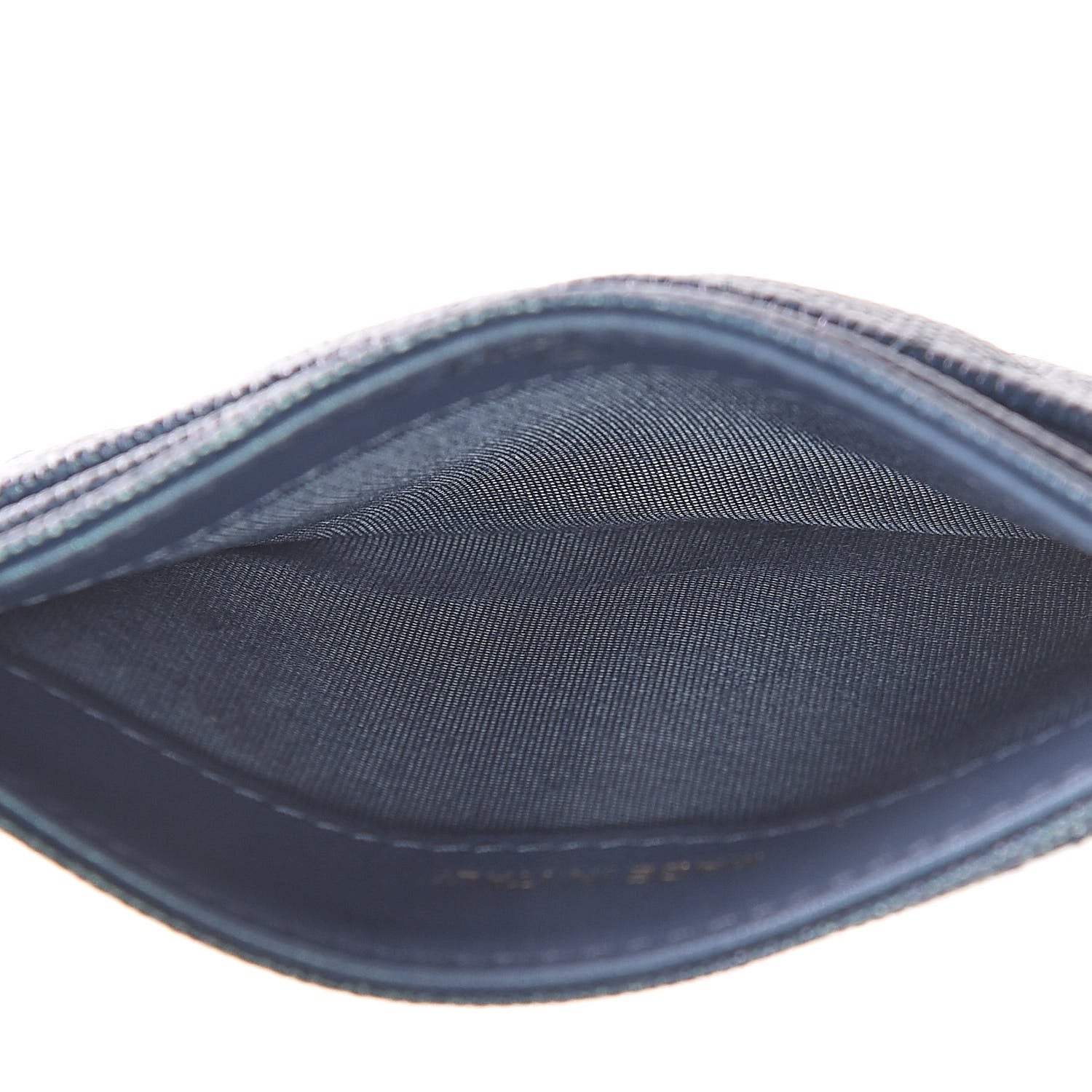 Chanel Iridescent Caviar Quilted Card Holder Dark Blue 5 of 8