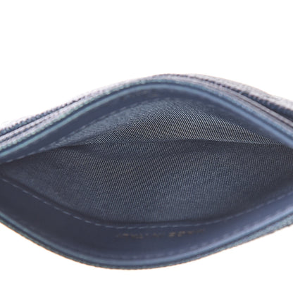 Chanel Iridescent Caviar Quilted Card Holder Dark Blue 5 of 8