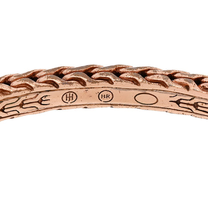 John Hardy Bronze 6mm Slim Classic Chain Hinged Cuff Bracelet 3 of 3