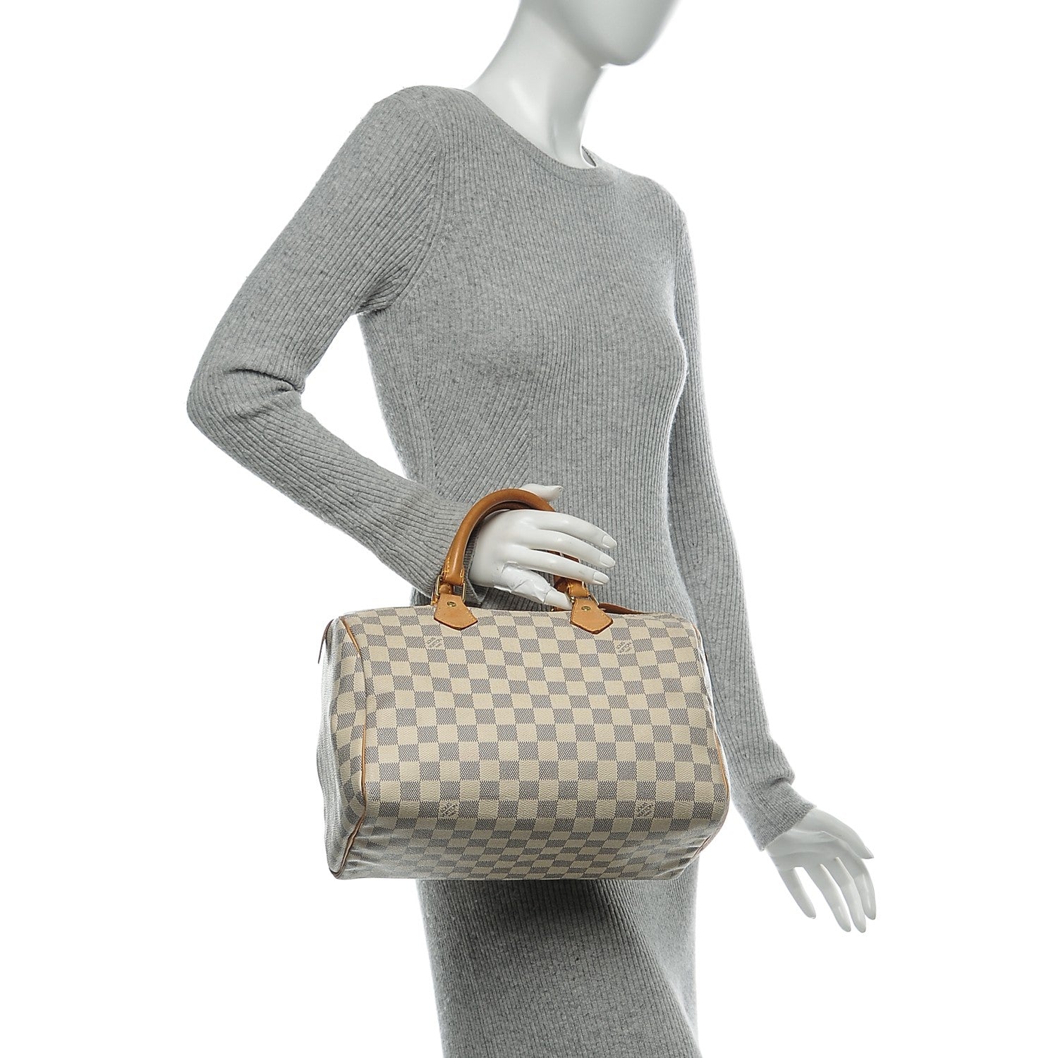 Louis Vuitton Damier Azur Speedy 30 2 of 10