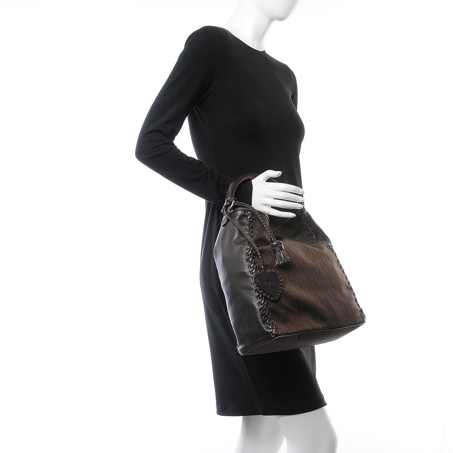 Christian Dior Monogram Ethnic Hobo Brown 2 of 20