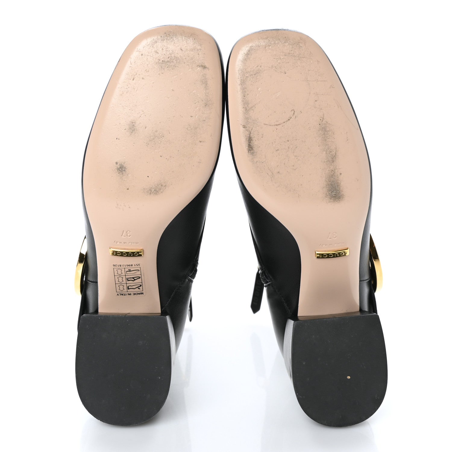 Gucci Malaga Kid GG Blondie 55mm Ankle Boots 37 Black 5 of 9