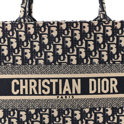 Christian Dior Oblique Medium Book Tote Blue Multicolor 7 of 9