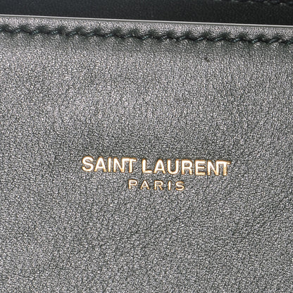 Saint Laurent Leather Large Sac de Jour Carryall Vert Anglais 5 of 7