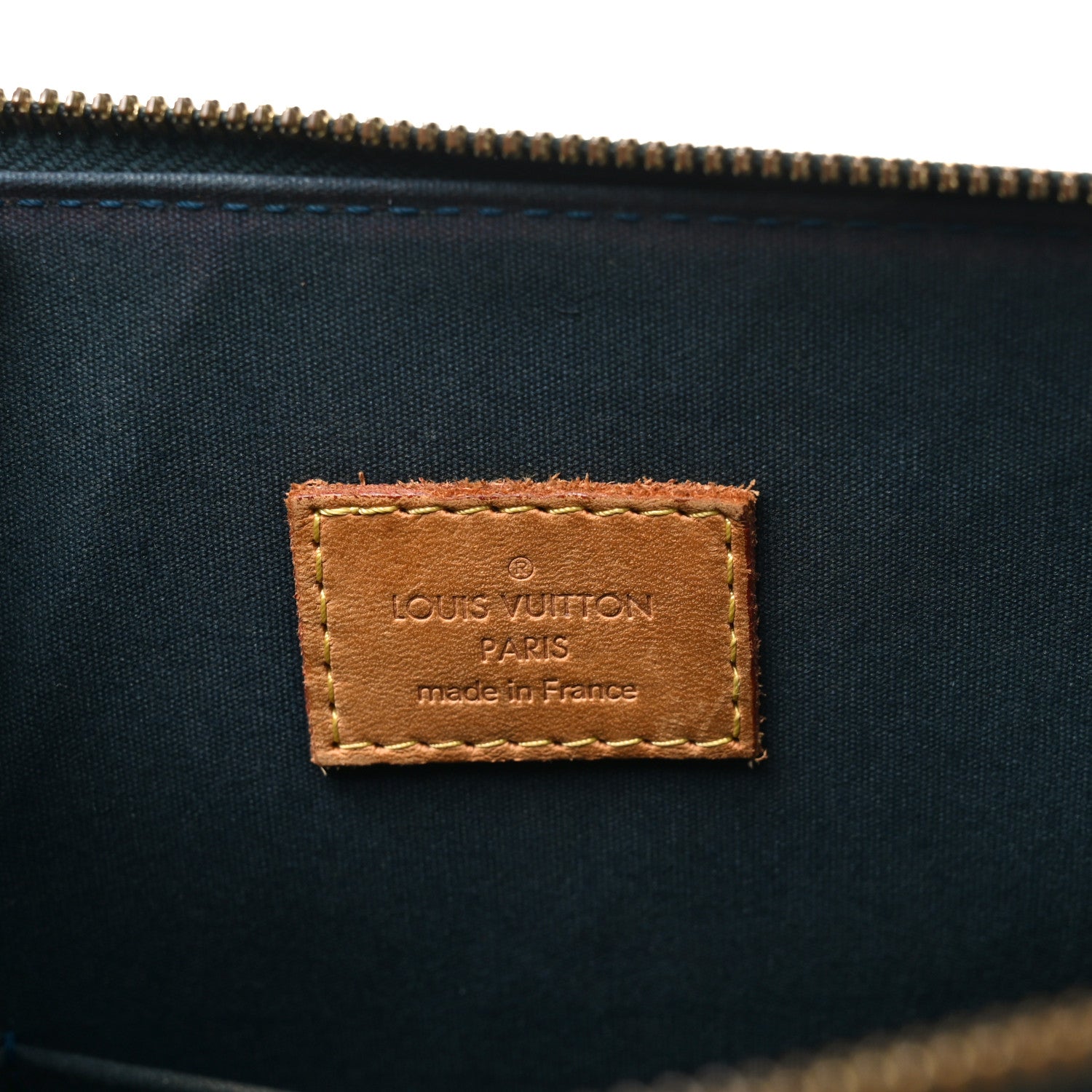 Louis Vuitton Vernis Alma GM Blue Nuit 6 of 9
