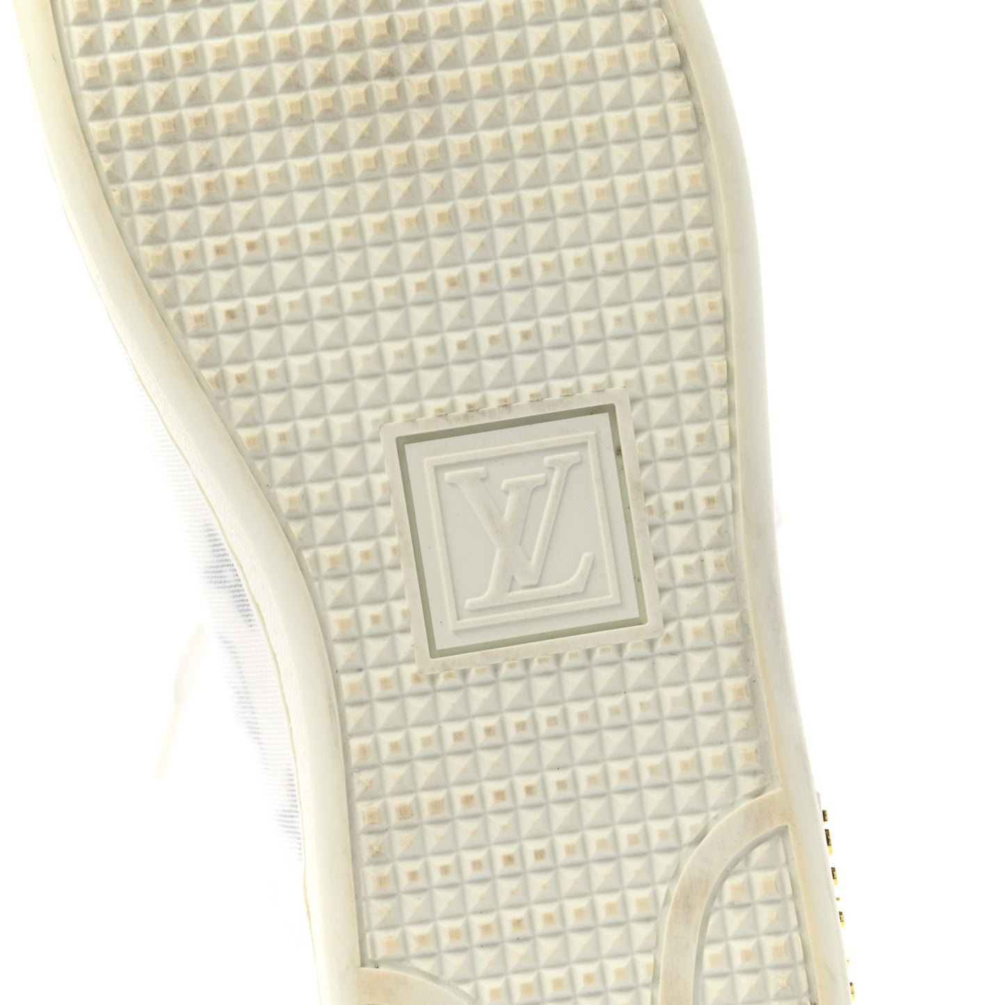 Technical Fabric Calfskin Monogram Frontrow Sneakers 39.5 Pink