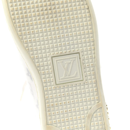 Louis Vuitton Technical Fabric Calfskin Monogram Frontrow Sneakers 39.5 Pink 6 of 9