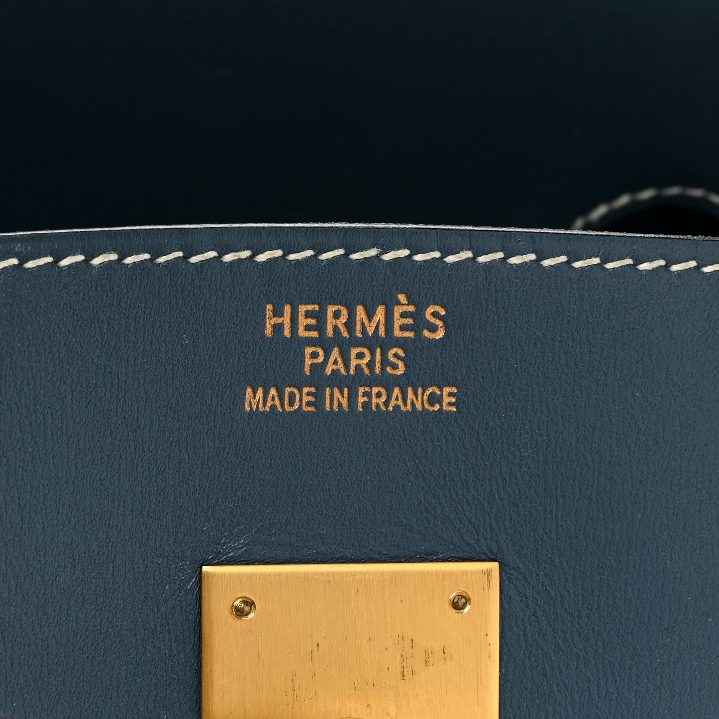 Evercalf Vibrato Birkin 35 Bleu Thalassa