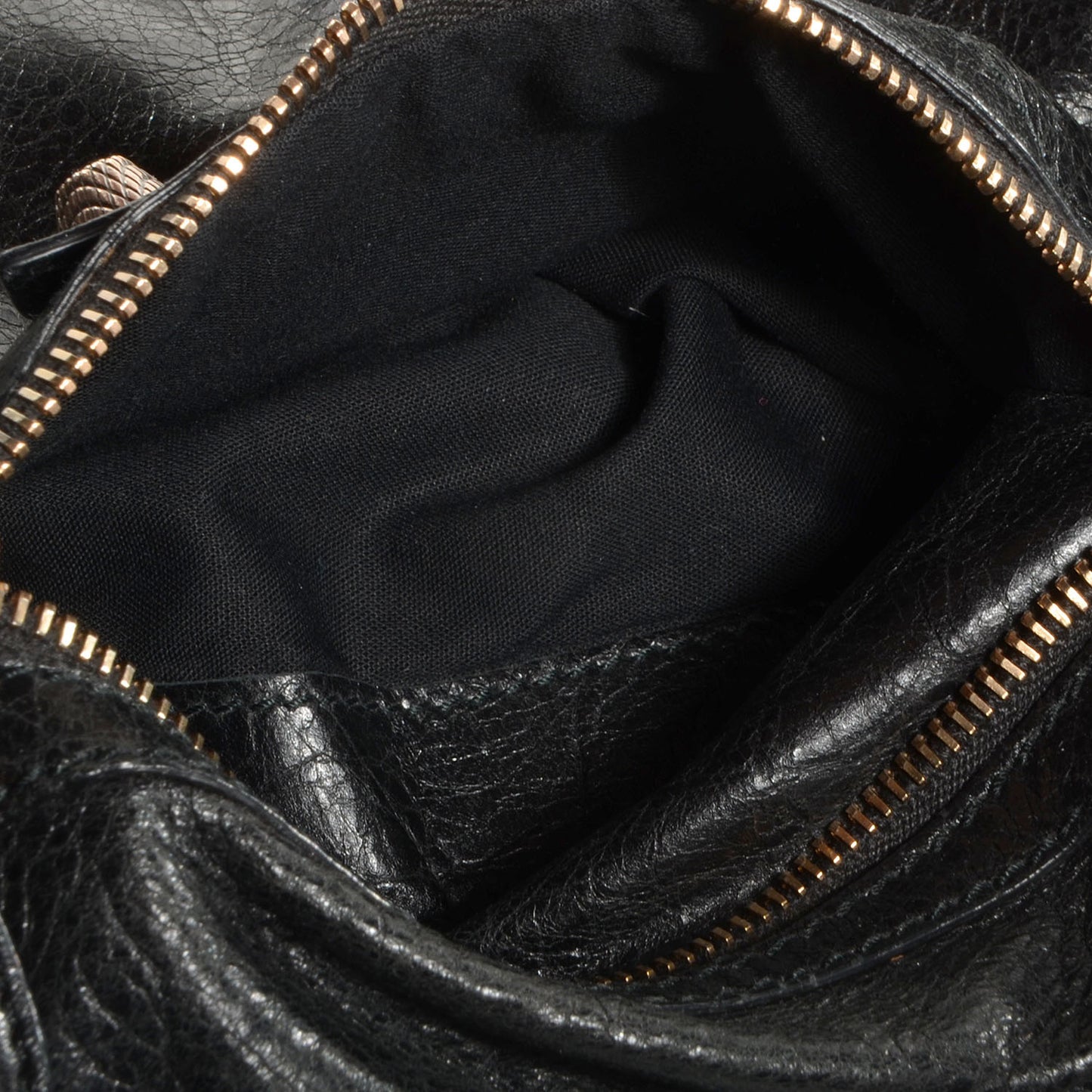 Agneau Giant 12 Rose Gold Hardware City Black