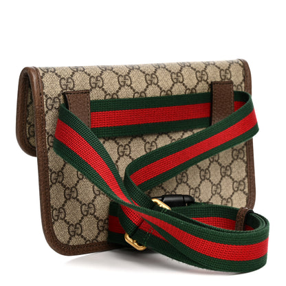 Gucci GG Supreme Monogram Neo Vintage Web Belt Bag Brown 3 of 11