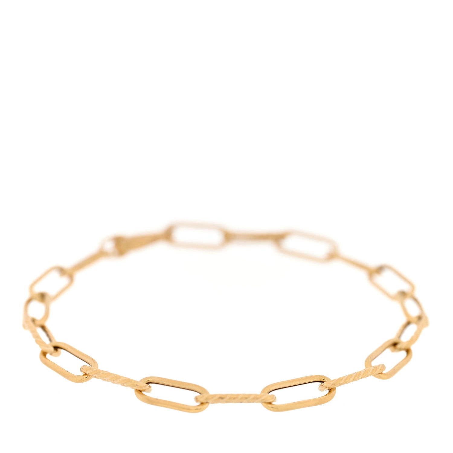 David Yurman 18K Yellow Gold 4mm Madison Classic Chain Bracelet 1 of 3