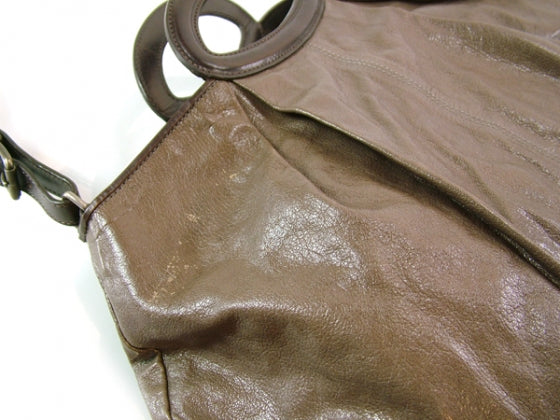 FASHIONPHILE MarniLeatherBalloonMessengerBrown 7 of 12