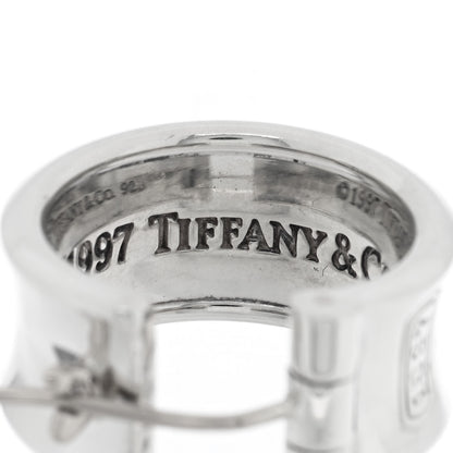 Tiffany Sterling Silver Wide 1837 Hoop Earrings 4 of 4