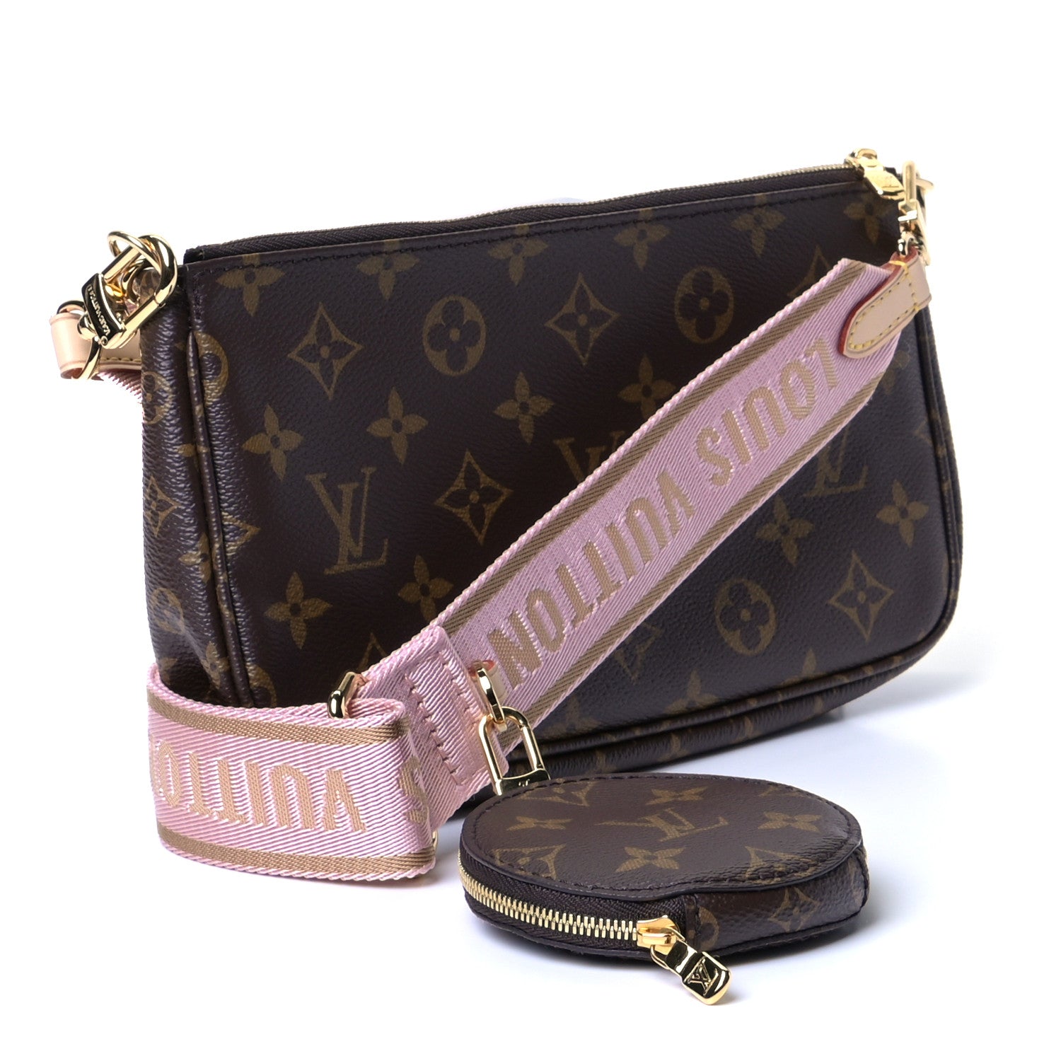 Louis Vuitton Monogram Multi Pochette Accessories Rose Clair 3 of 13