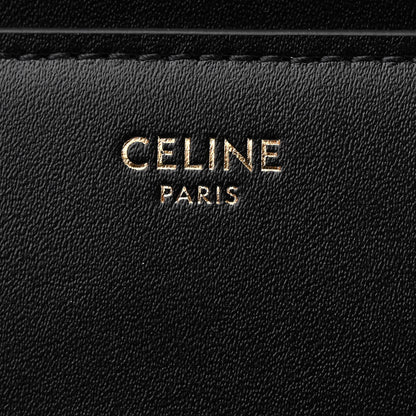 Celine Satinated Calfskin Small 16 Top Handle Bag Black 7 of 11