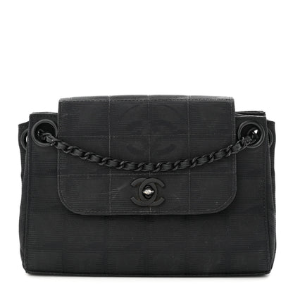 Chanel Nylon Mini Travel Accordion Flap Black 1 of 13