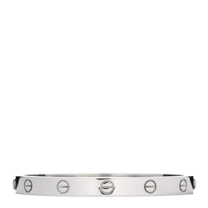 Cartier 18K White Gold LOVE Bracelet 17 3 of 4