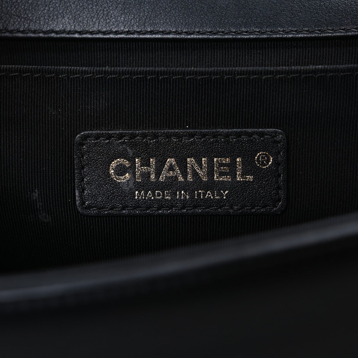 Chanel Lambskin Quilted Medium Boy Flap Black 6 of 12