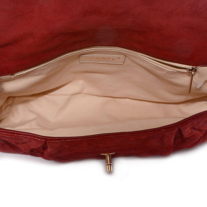 Chanel Iridescent Calfskin Chic Quilt Flap Red 5 of 8