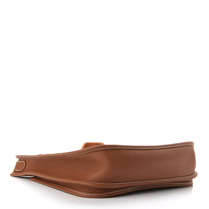 Hermes Taurillon Clemence Evelyne III PM Gold 4 of 9