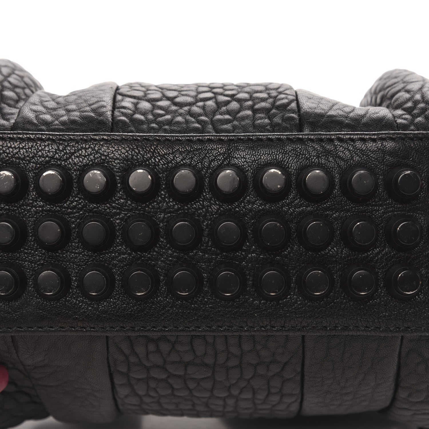 Alexander Wang Pebbled Lambskin Mini Rockie Black Matte Black Hardware 9 of 10
