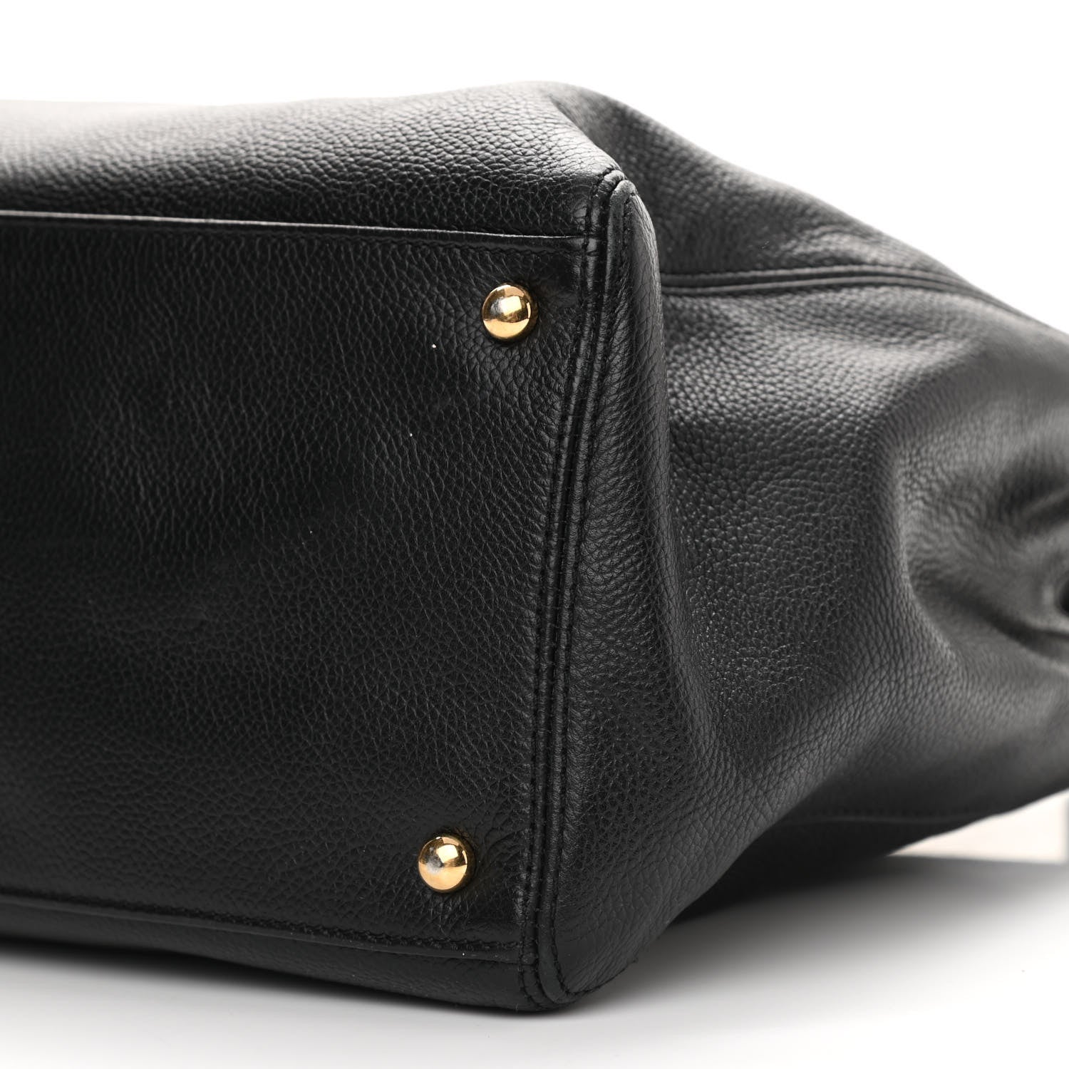 Chanel Calfskin Cerf Executive Shopper Tote Black 10 of 13