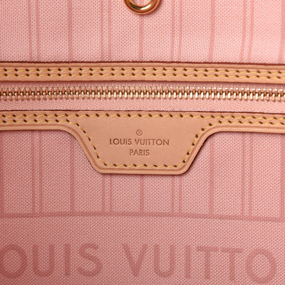Louis Vuitton Damier Azur Tahitienne Neverfull MM 7 of 11
