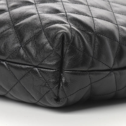 Saint Laurent Lambskin Quilted Maxi Icare Shopping Tote Black 11 of 11