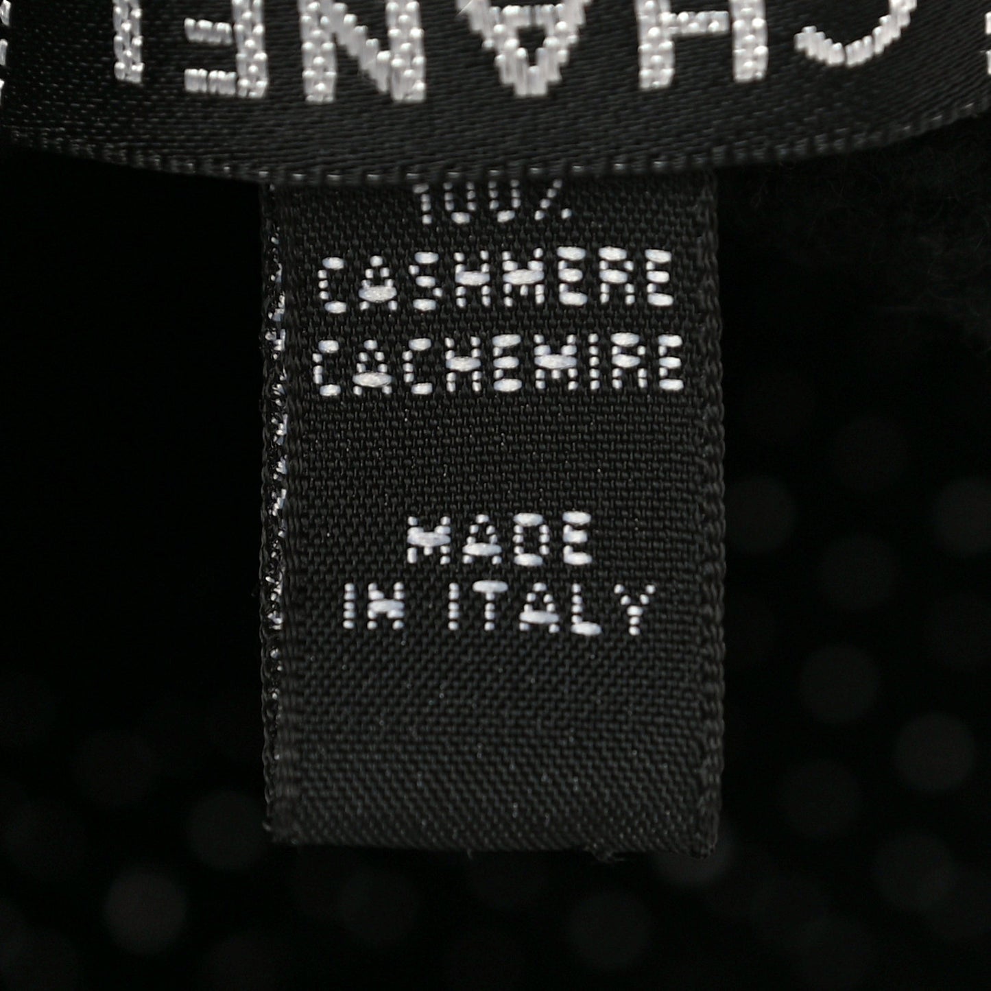 Cashmere CC Beret Black