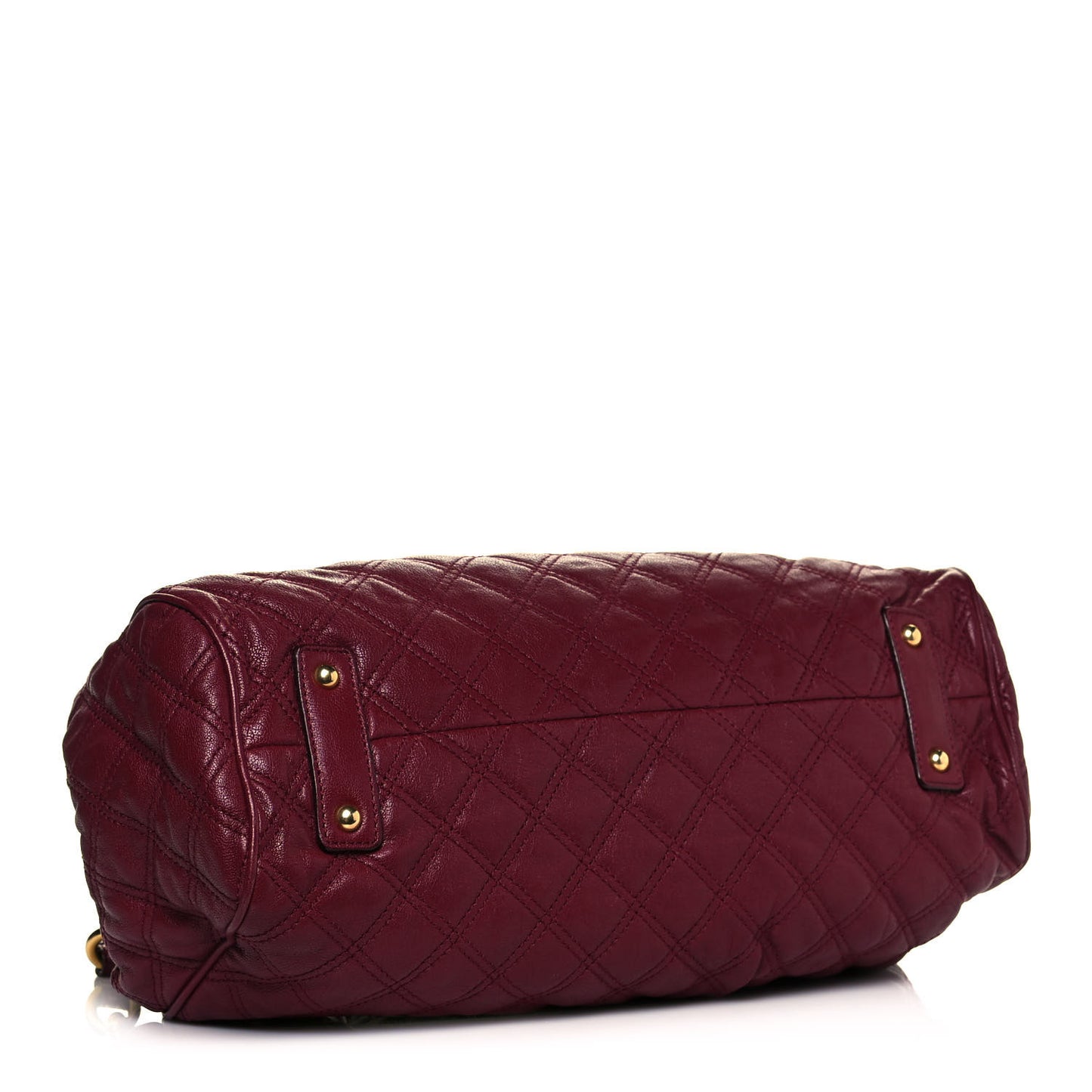 Calfskin Quilted Leather Stam Bag Red