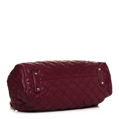Marc Jacobs Calfskin Quilted Leather Stam Bag Red 3 of 10