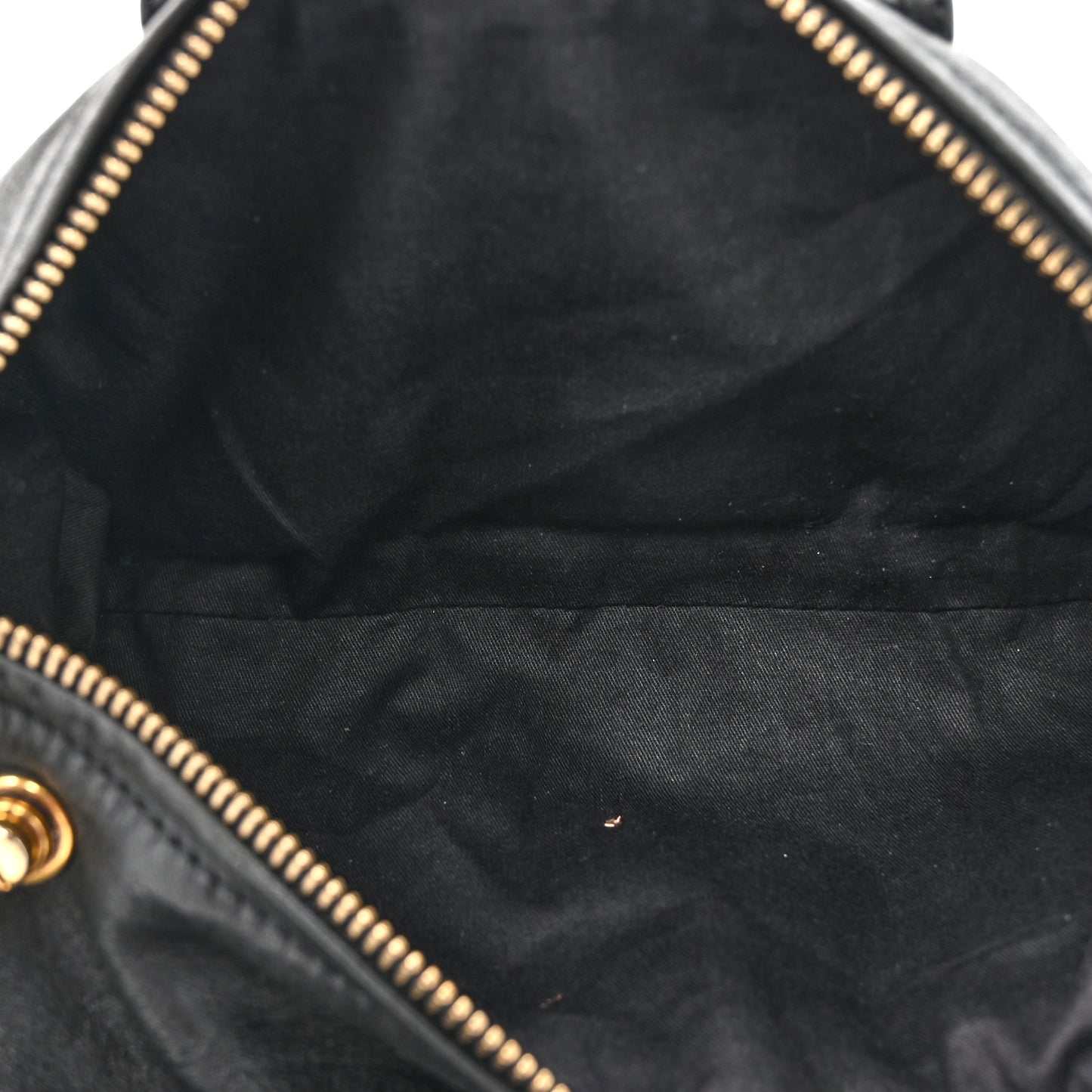 Pebbled Calfskin Medium Bolt Stud Pandora Black