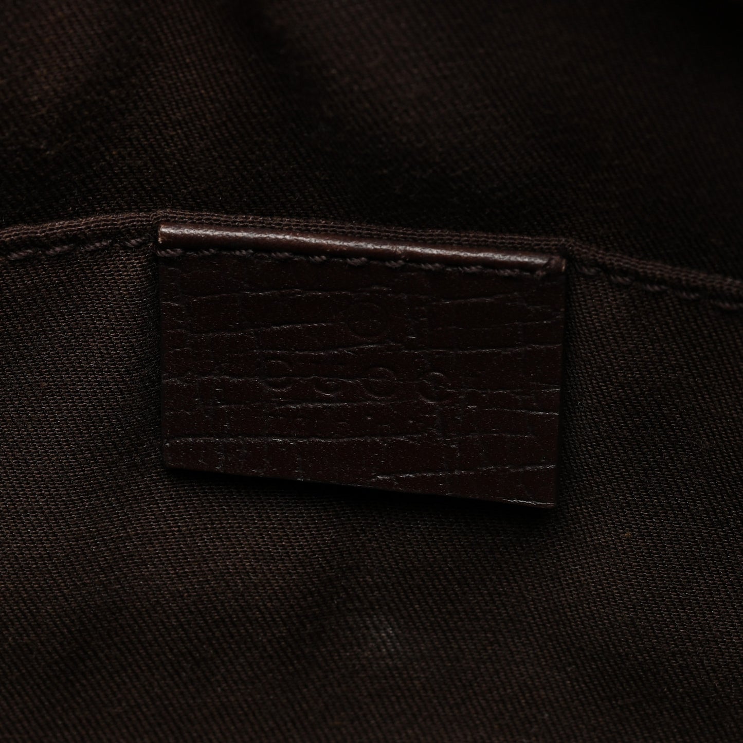 GG Supreme Monogram Canvas Web Shoulder Bag Brown