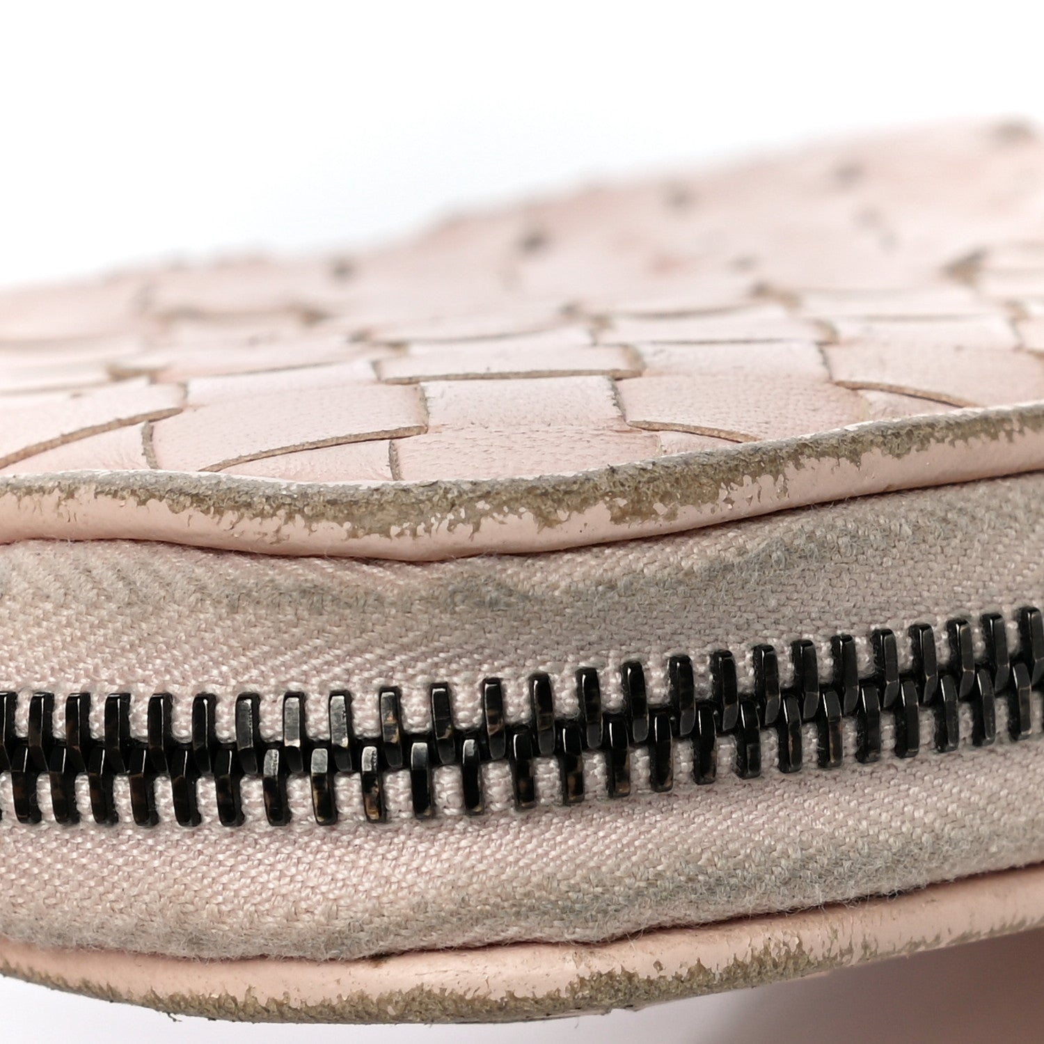 Bottega Veneta Nappa Intrecciato Zip Around Wallet Petal Pink 34 of 36