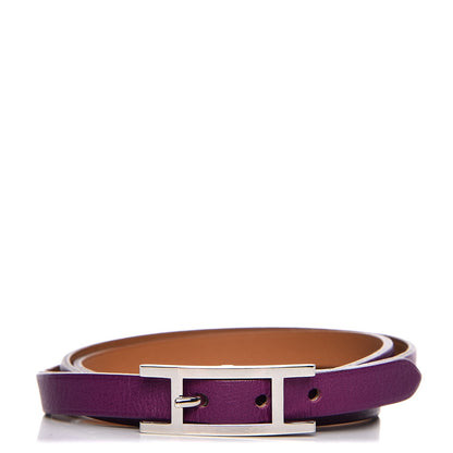 Hermes Swift Hapi 3 MM Triple Tour Wrap Bracelet S Anemone 1 of 7
