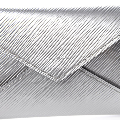 Louis Vuitton Metallic Epi Medium Kirigami Pochette Insert Silver 6 of 9
