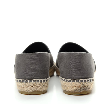 Chanel Canvas Grosgrain CC Espadrilles 40 Grey 7 of 10