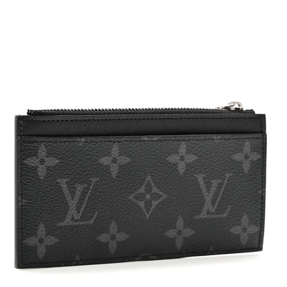 Louis Vuitton Reverse Monogram Eclipse Taiga Coin Card Holder 3 of 6